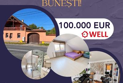 Casă cu 5 camere cu Teren 613 Mp în Bunești