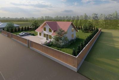 Casă cu Teren 2200 Mp în Balda