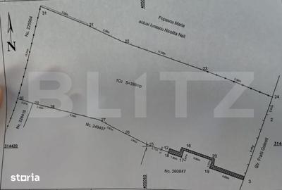 Teren de 398 mp, în Brazda lui Novac - 2