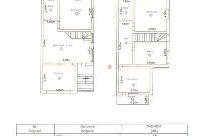 Duplex cu 4 camere cu Canalizare în Cărpiniș - 2