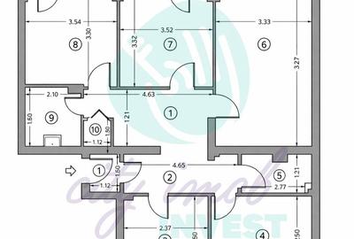 Apartament cu 4 camere decomandat, mobilat în Magheru - 4