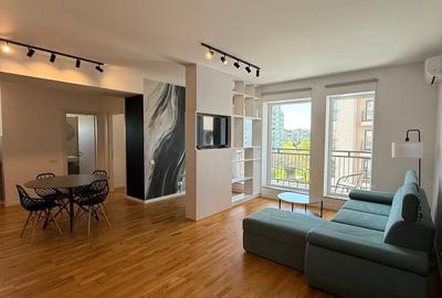 Apartament cu 2 camere semidecomandat, mobilat în Brâncoveanu