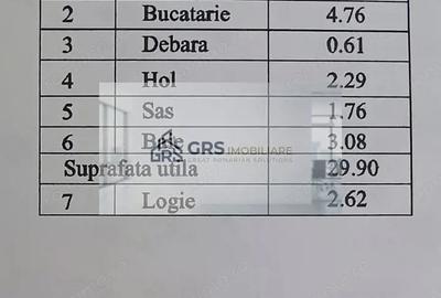 Garsonieră decomandată, mobilată în Ozana