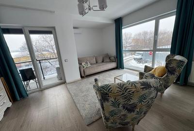 Apartament cu 2 camere semidecomandat, mobilat în Iris