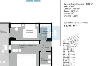 Apartament cu 2 camere în Sopor - 1