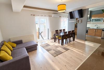 Apartament cu 4 camere semidecomandat, mobilat în Florești