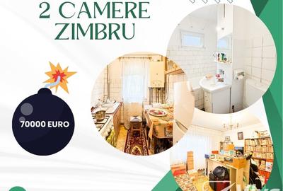 Apartament cu 2 camere semidecomandat, mobilat în Zimbru - 1