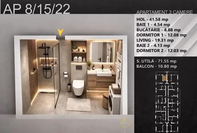 Apartament cu 3 camere decomandat în Theodor Pallady - 3