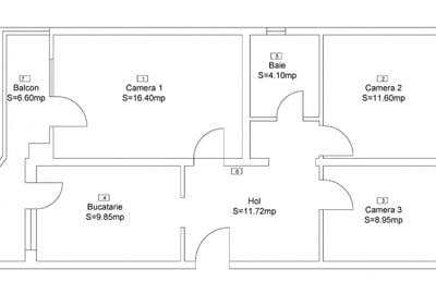 Apartament cu 3 camere decomandat, mobilat în Mănăștur - 15