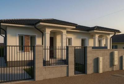 Duplex pe plan - 2 bai - canalizare - iluminat stradal
