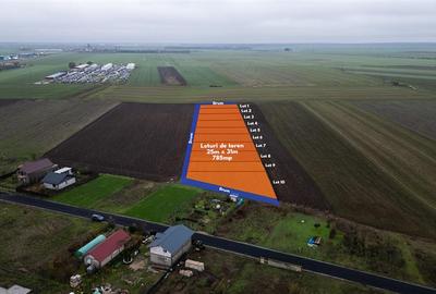 Teren Construcții intravilan de 785 mp, în Belciugatele - 2