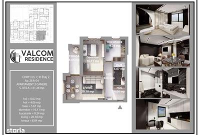 Apartament cu 2 camere în Bartolomeu