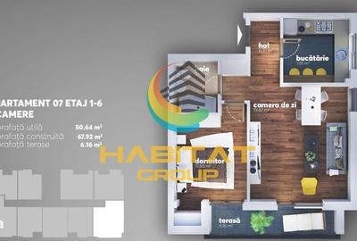 Apartament cu 2 camere în Apărătorii Patriei - 15
