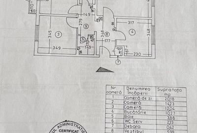 Apartament cu 3 camere decomandat în 13 Septembrie - 7