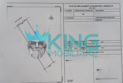 Teren intravilan 765 metri cu deschidere de 13ml in Cumpana Constanta
