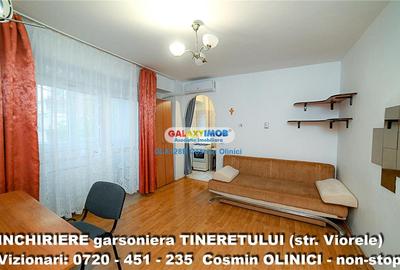 Garsonieră semidecomandată, mobilată în Tineretului