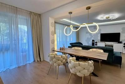 Apartament cu 3 camere semidecomandat, mobilat în Exterior Nord