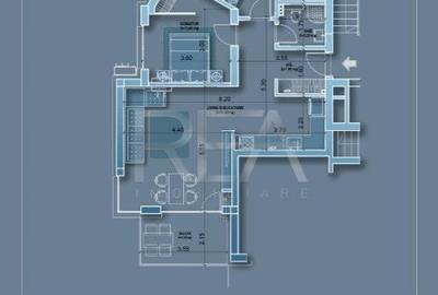 3 camere 74m utili -Zona Mosilor- - 4