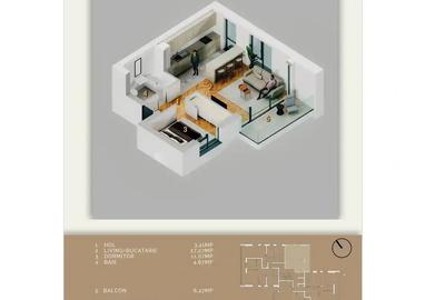 Apartament cu 2 camere decomandat în Nicolae Grigorescu - 6