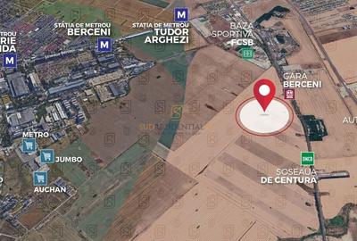 Teren intravilan 13.200 mp cu deschidere 33,72 ml – Jilava, Ilfov | - 2