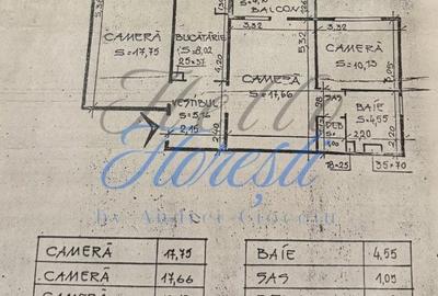 Apartament 3 camere, 66 mp, cartier Gruia - 9