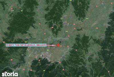 Teren de 7100 mp, în Hărman - 7