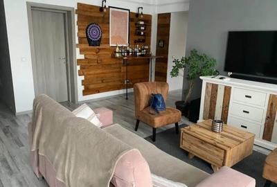 2 camere decomandat 61mp - etaj 1 - mobilat si utilat - bloc nou - 4