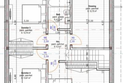 Casă cu 6 camere cu Teren 335 Mp în Hlincea