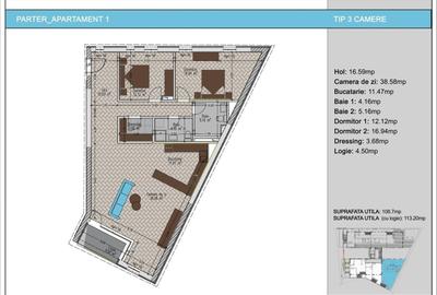 3 Camere Timpuri Noi  metrou - 3