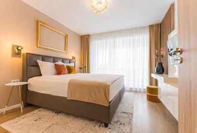 Penthouse cu 4 camere decomandat, mobilat în Tractorul - 14