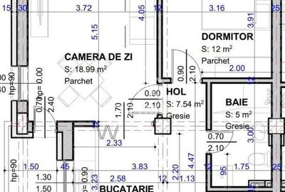 Apartament cu 2 camere în Cetate
