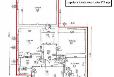 Casă cu 4 camere cu Teren 927 Mp în Sud - 3
