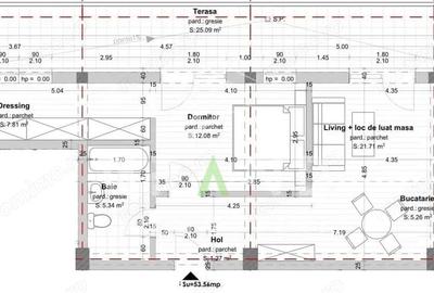 Apartament cu 2 camere semidecomandat în Central - 13