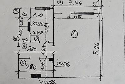 Garsonieră decomandată în Uverturii - 1