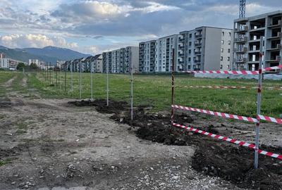 Teren de 8000 mp, în Tractorul - 3