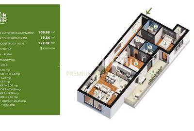APARTAMENT PREMIUM CU VEDERE LA LAC//3 CAMERE//IANCU NICOLAE - 23