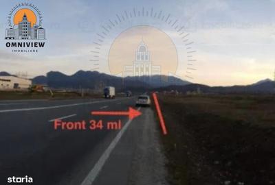 Teren cu Vizibilitate Excelentă –1.534 mp, Centura Brașov, Ieșire spre București - 2