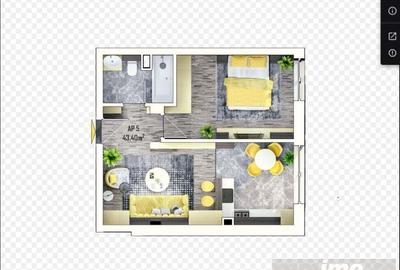 Apartament cu 2 camere semidecomandat în Apahida - 2