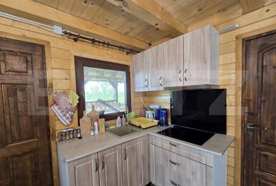 Cabana lemn cu 4 dormitoare, 120mp, teren intravilan de 1250mp - 7