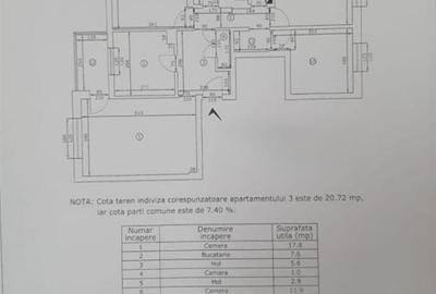 Apartament cu 4 camere decomandat în Nicolina