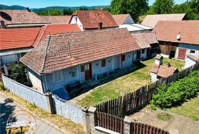 Casa traditionala din lemn, cu sura din piatra, Arcus, Covas