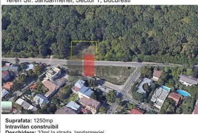 Teren Construcții intravilan de 1250 mp, în Băneasa - 2