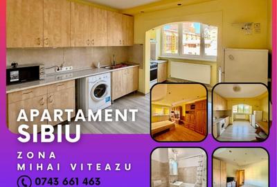 Apartament cu 2 camere decomandat, mobilat în Mihai Viteazul