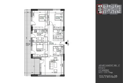 Apartamente 4 camere, Trapezului, P+2, Bloc NOU 2026! - 2