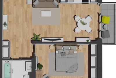 Apartamente semifinisate de 2/3 camere, la 2 minute de VIvo Mall - 2