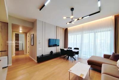 Apartament cu 3 camere decomandat, mobilat în Barbu Văcărescu