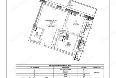 Apartament cu 3 camere, 65,5 mp, Ansamblu Rezidential, Zorilor - 3