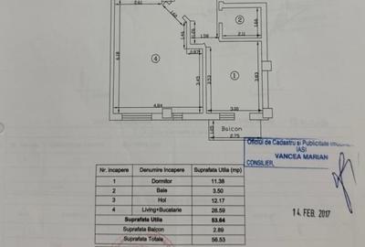 Apartament cu 2 camere decomandat în Valea Lupului - 6