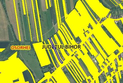 Teren intravilan 4060 MP, zona centrală, Oșorhei, Bihor. - 2