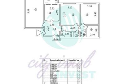 Apartament cu 3 camere decomandat în Apărătorii Patriei - 4